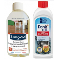 Набір для очищення пральної машини та меблів Denkmit засіб від накипу 250 мл + засіб для виведення плям з меблів Starwax 250 мл