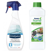 Набір для прибирання кухні та дому Amway Home L.O.C. мультифункціональний очищувач 1 л + засіб для мікрохвильової печі та холодильника Starwax 500 мл