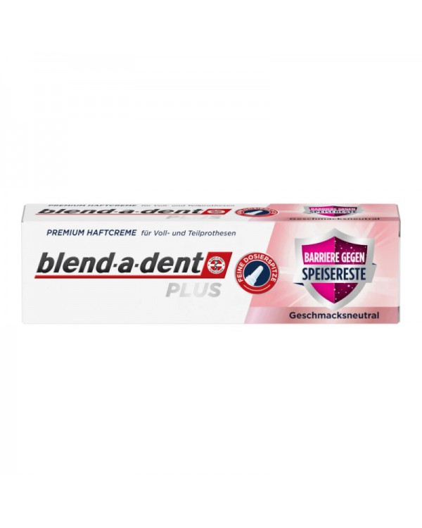  BLEND-A-DENT PLUS Natural 40g - клей для зубных протезов с нейтральным вкусом