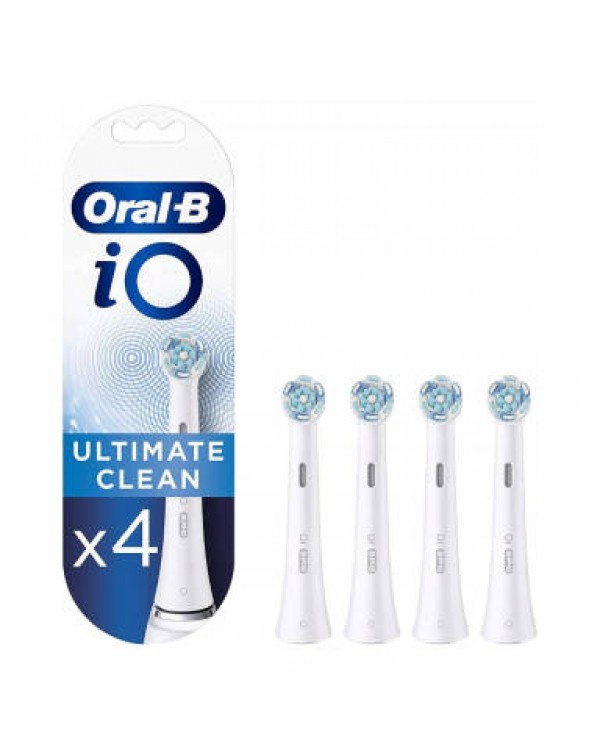 Насадки для магнітної зубної щітки  BRAUN Oral-B iO Ultimate Clean WHITE 4шт.