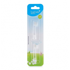 Насадки для звуковой зубной щетки BRUSH-BABY BabySonic 0-18 місяців - 2 шт