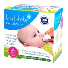 Дентальные салфетки Brush-Baby Dental Wipes
