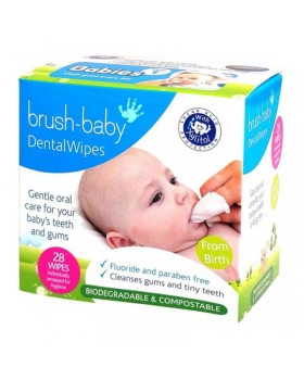 Дентальные салфетки Brush-Baby Dental Wipes