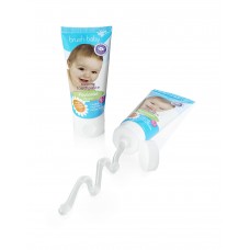 Зубная  детская паста для прорезывания зубов со вкусом яблоко-мята BRUSH-BABY Teething Toothpaste 