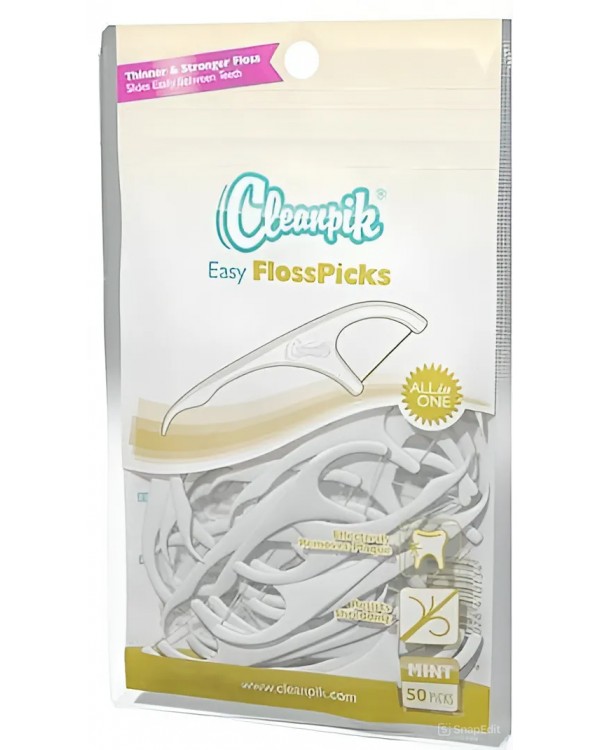 CLEANPIK Easy FlossPicks 50 шт. - зубная нить