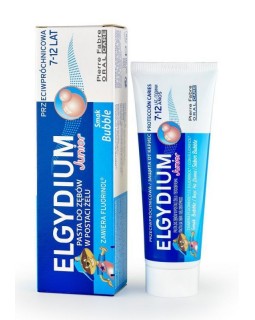 Зубная детская паста со вкусом жевательной резинки ELGYDIUM Junior