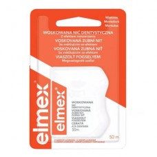Вощеная зубная нить, мята ELMEX Dental Floss Waxed Mint 50м