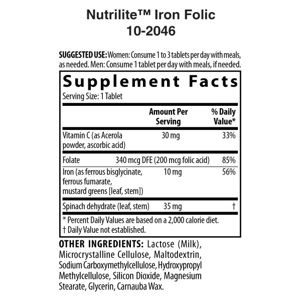 Nutrilite Iron Folic