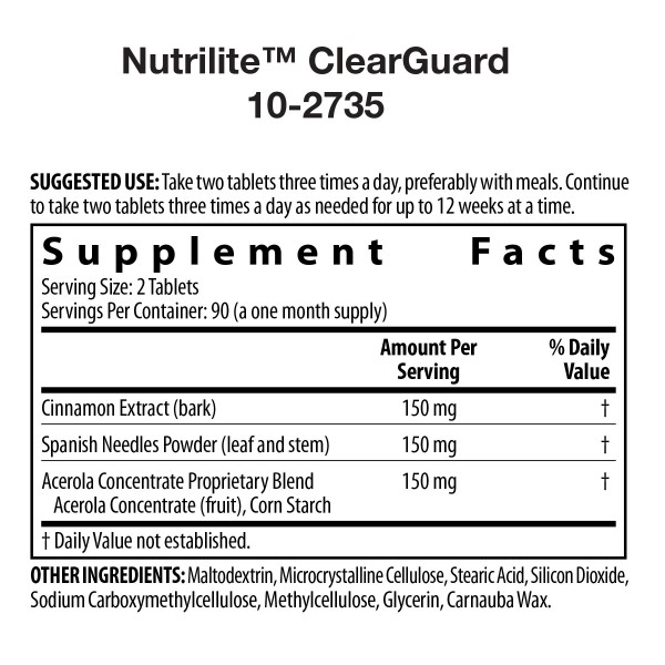 Nutrilite  ClearGuard (от аллергии)