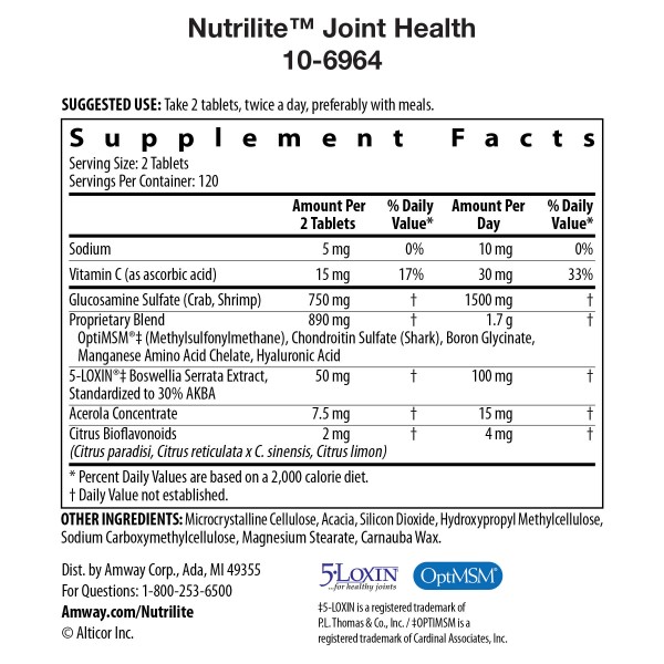Nutrilite Joint Health - 60 Day Supply