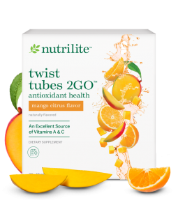 Nutrilite Twist Tubes 2GO – антиоксиданты для здоровья – манго-цитрус