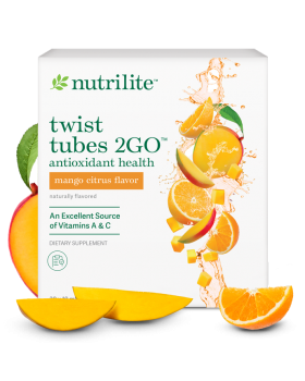 Nutrilite Twist Tubes 2GO – антиоксиданты для здоровья – манго-цитрус