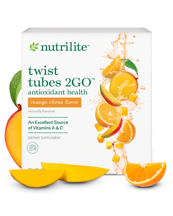 Nutrilite Twist Tubes 2GO – Антиоксидант здоров’я – Манго Цитрус