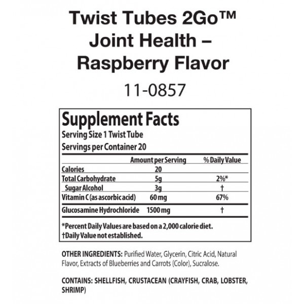 Nutrilite Twist Tubes 2GO – Здоровье суставов – Малина
