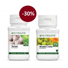 АКЦІЯ! Nutrilite Часник -30% + Вітамін С плюс NUTRILITE