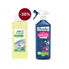 АКЦІЯ! Засiб для очищення ванних кiмнат L.O.C. - 30% + BRIOCHIN Активна піна для видалення накипу, спрей, 750 мл
