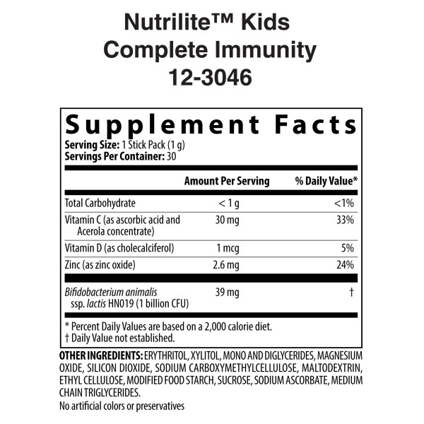 Nutrilite  Kids Complete Immunity Fast-Melt Порошок