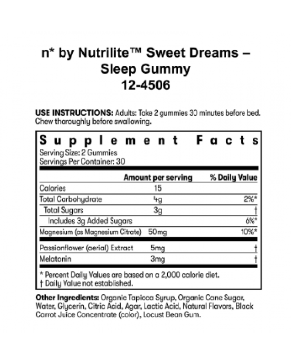 Nutrilite Sweet Dreams – Sleep Gummies