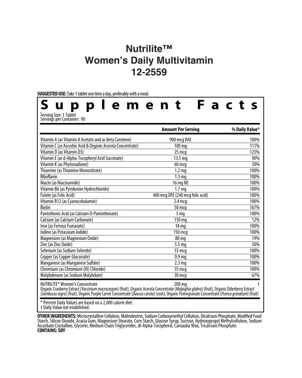 Щоденні мультивітамінні таблетки Nutrilite для жінок (Women’s Daily)