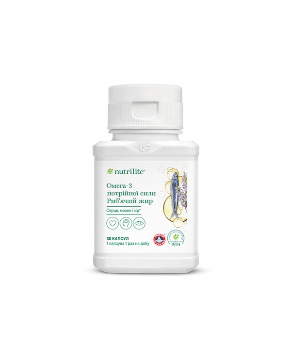 Nutrilite Омега-3 потрійної сили, 30 капсул