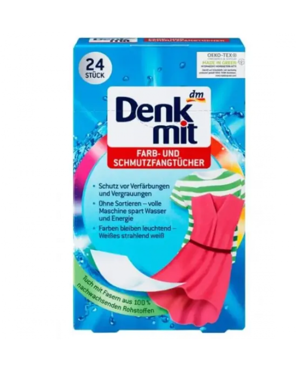 Серветки для прання линяючих речей Denkmit Color