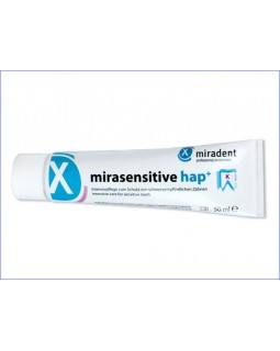 Зубная паста для интенсивной защитной терапии чувствительных зубов MIRADENT Mirasensitive hap+ 