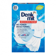 DenkMit Салфетки для стирки белой одежды