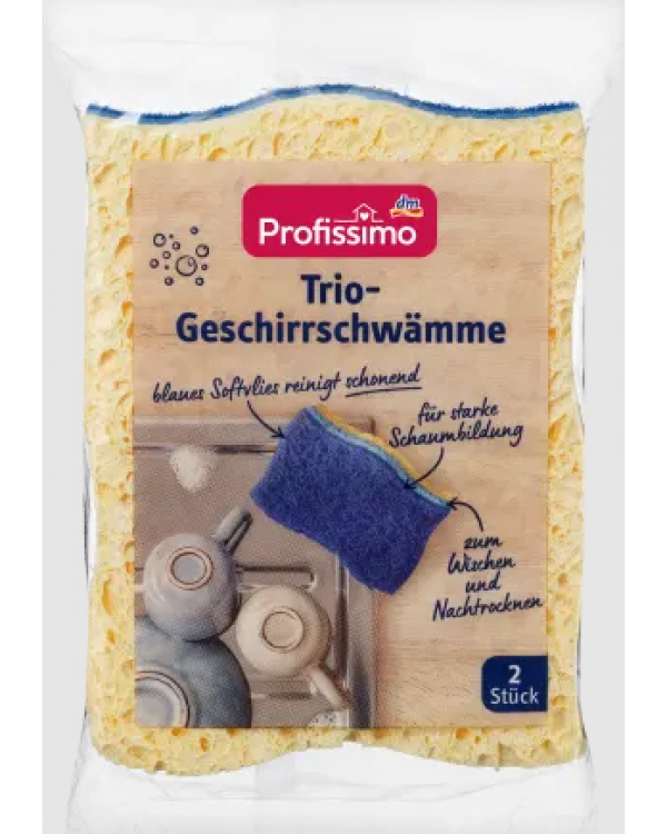 Губки для миття посуду Profissimo Trio-Topfschwamme 2 шт.