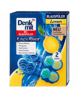 Туалетний блок Denkmit WC Blauspüler Lemon Splash 2 шт
