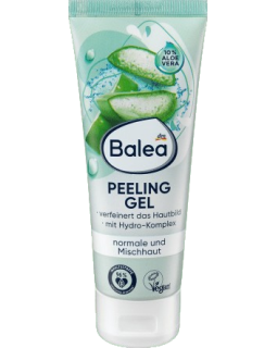 Гель-пілінг для обличчя з алое вера Balea Peeling Gel, 75 мл