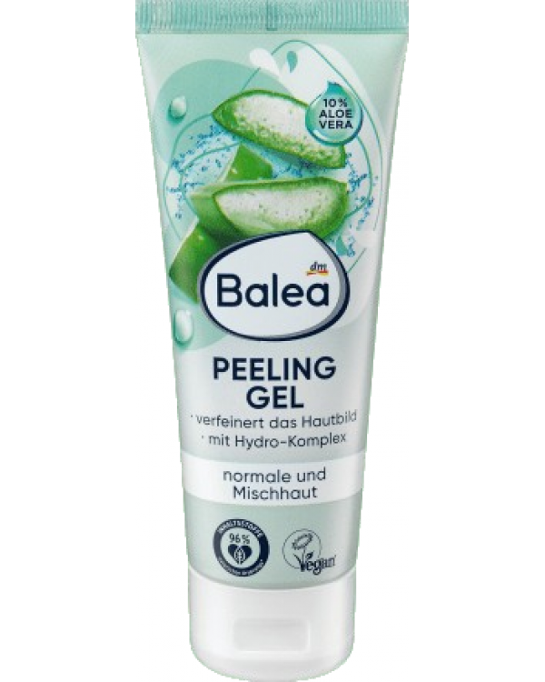 Гель-пілінг для обличчя з алое вера Balea Peeling Gel, 75 мл