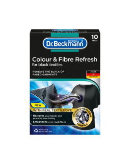 Серветки Dr. Beckmann 2 в 1 для оновлення чорного кольору та тканини 10 шт