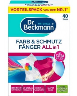 Салфетки Dr. Beckmann Farb Schmutzfänger для сбора краски и грязи, 40 шт