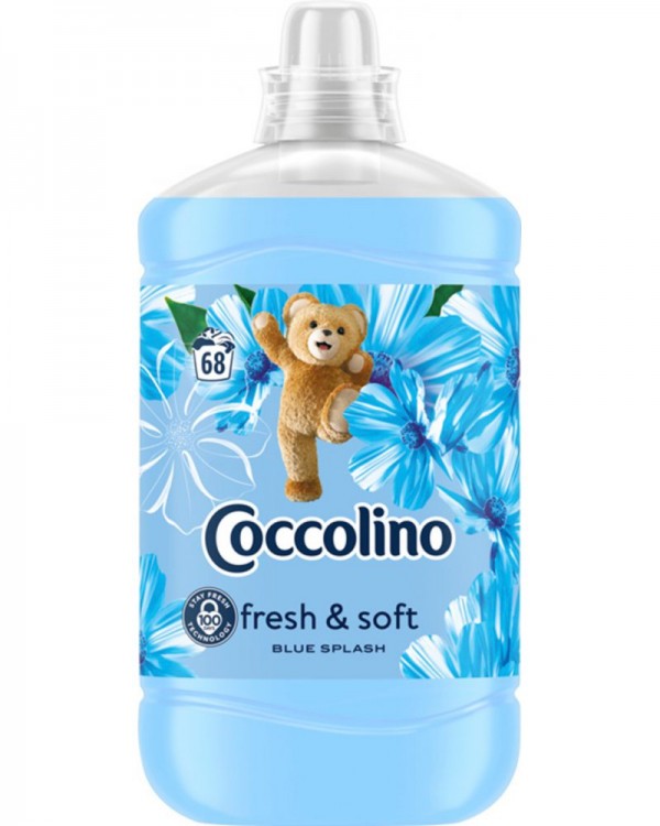 Кондиционер для белья Coccolino Fresh & Soft Blue Splash, концентрат, 1700 мл