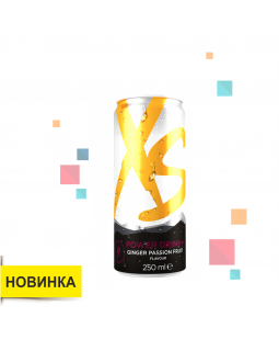 XS Power Drink+ Энергетический напиток со вкусом имбирь-маракуйя