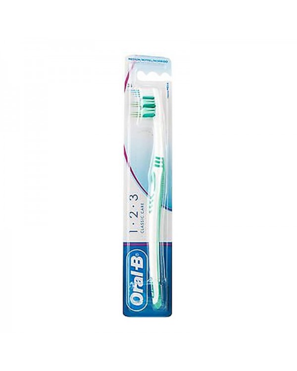 Классическая зубная щетка (средняя жесткость) ORAL-B 123 Medium 35