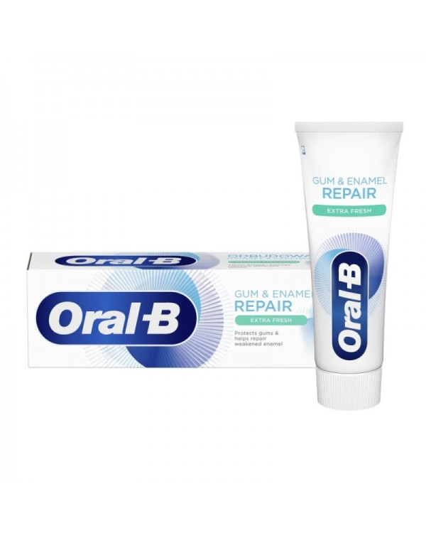 Освіжаюча зубна паста для відновлення ясен та емалі ORAL-B Gum&Enamel REPAIR Fresh White 75ml