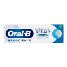 ORAL-B PRO SCIENCE Repair Classic Mint 75 мл - зубная паста, улучшающая здоровье десен и восстанавливающая эмаль.