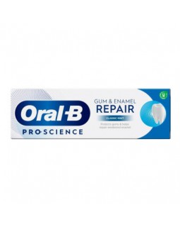 ORAL-B PRO SCIENCE Repair Classic Mint 75 мл - зубна паста, що покращує здоров’я ясен і відновлює емаль.