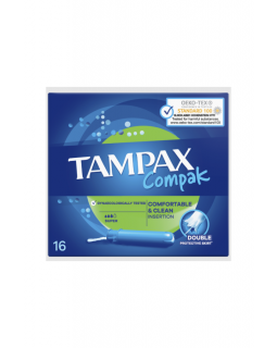 Тампони Tampax Compak Super з аплікатором 16 шт