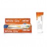 Отбеливающая зубная паста, уменьшающая налет + зубная щетка WHITE GLO Anti-Plaque Whitening 