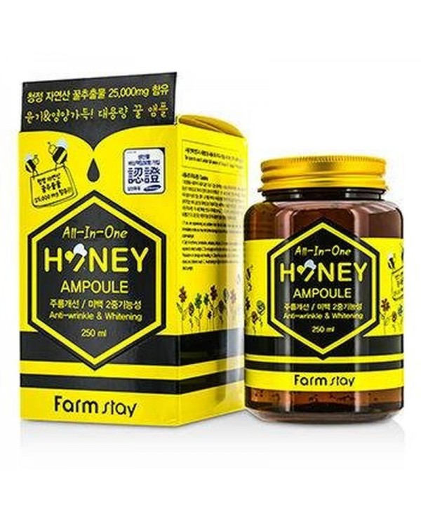 Багатофункціональна сироватка з медом FarmStay All-in-One Honey Ampoule