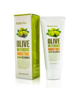 Пінка для вмивання з екстрактом оливи FarmStay Olive Intensive Moisture Foam Cleanser