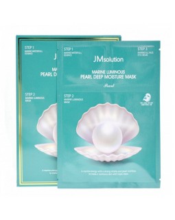 Трикроковий зволожуючий набір з перлами JM Solution Marine Luminous Pearl Deep Moisture Mask