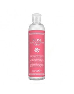 Тонер для лица с розовой водой Secret Key Rose Floral Softening Toner