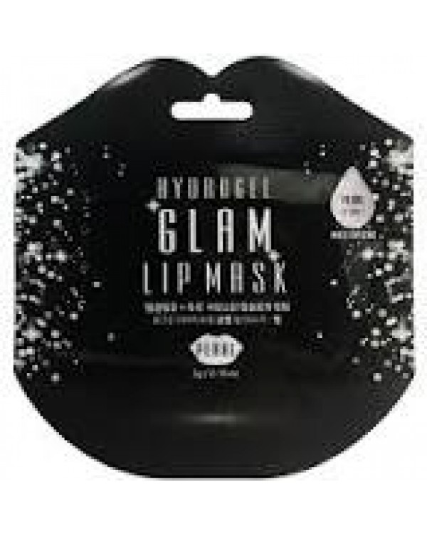 Гідрогелеві патчі для губ з екстрактом перлів BeauuGreen Hydrogel Glam Lip Mask Black