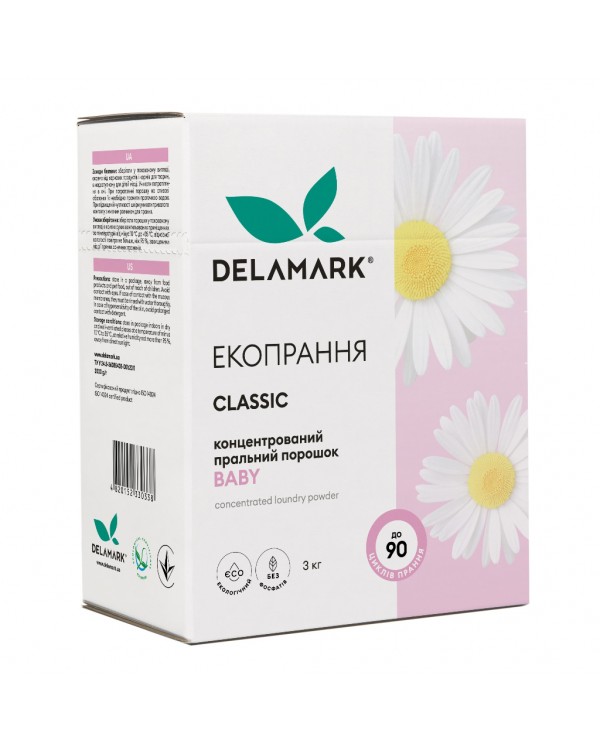 Стиральный порошок DeLaMark Baby 3 кг