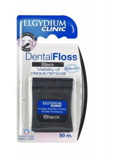 Чорна зубна нитка з хлоргексидином ELGYDIUM