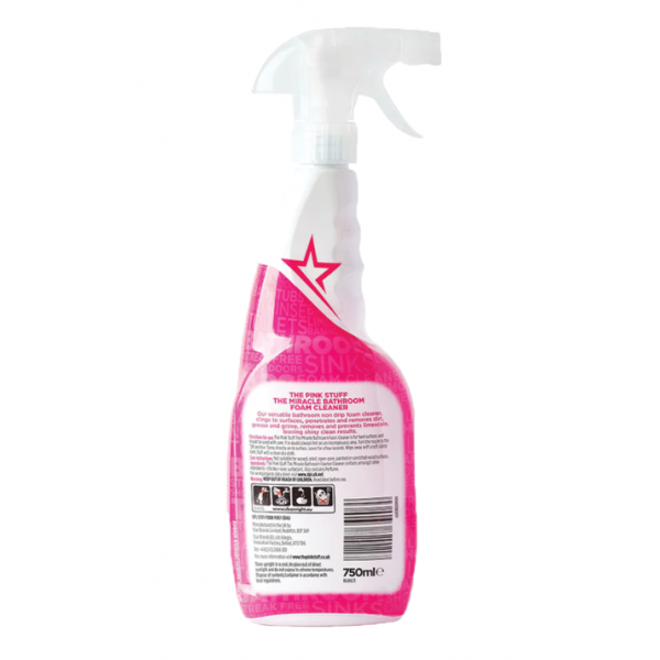 Пена для очистки ванной комнаты The Pink Stuff Bathroom Foam Cleaner 750 мл.