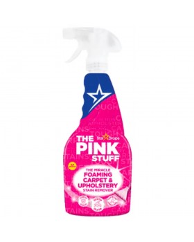 Засіб для виведення плям з килимів та мяких меблів The Pink Stuff Foaming Carpet & Upholstery Stain remover 500 мл.